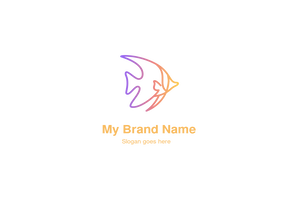 Angelfish logo Design